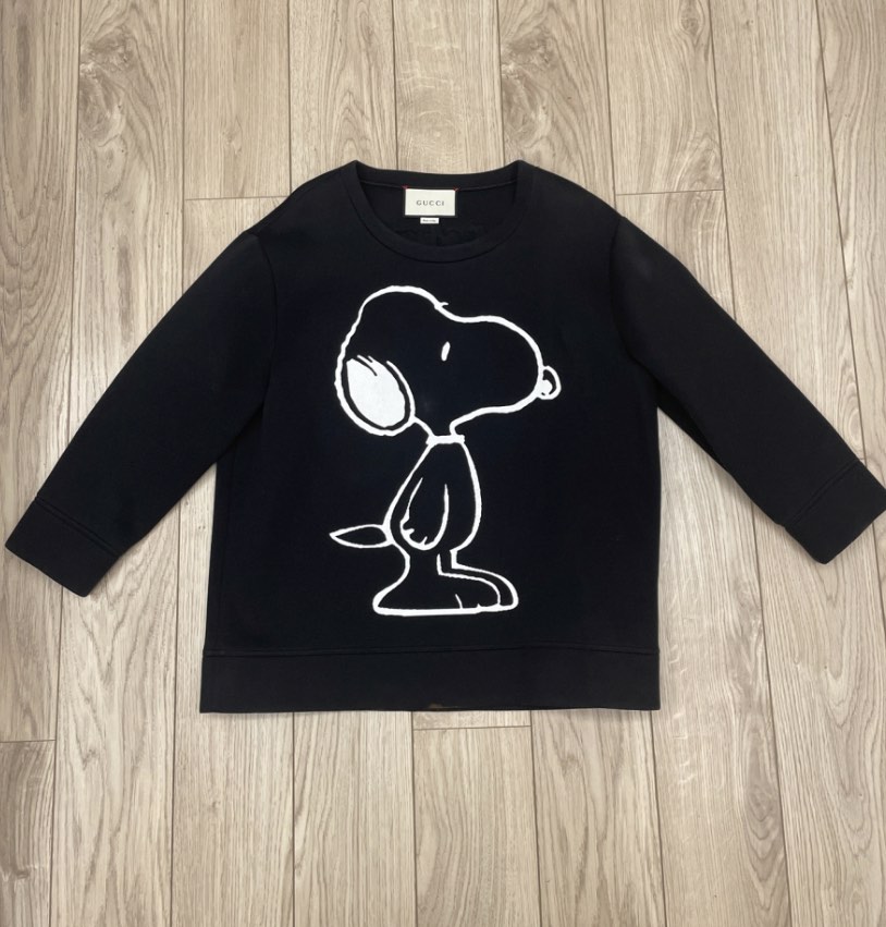 Snoopy sweater cheap gucci