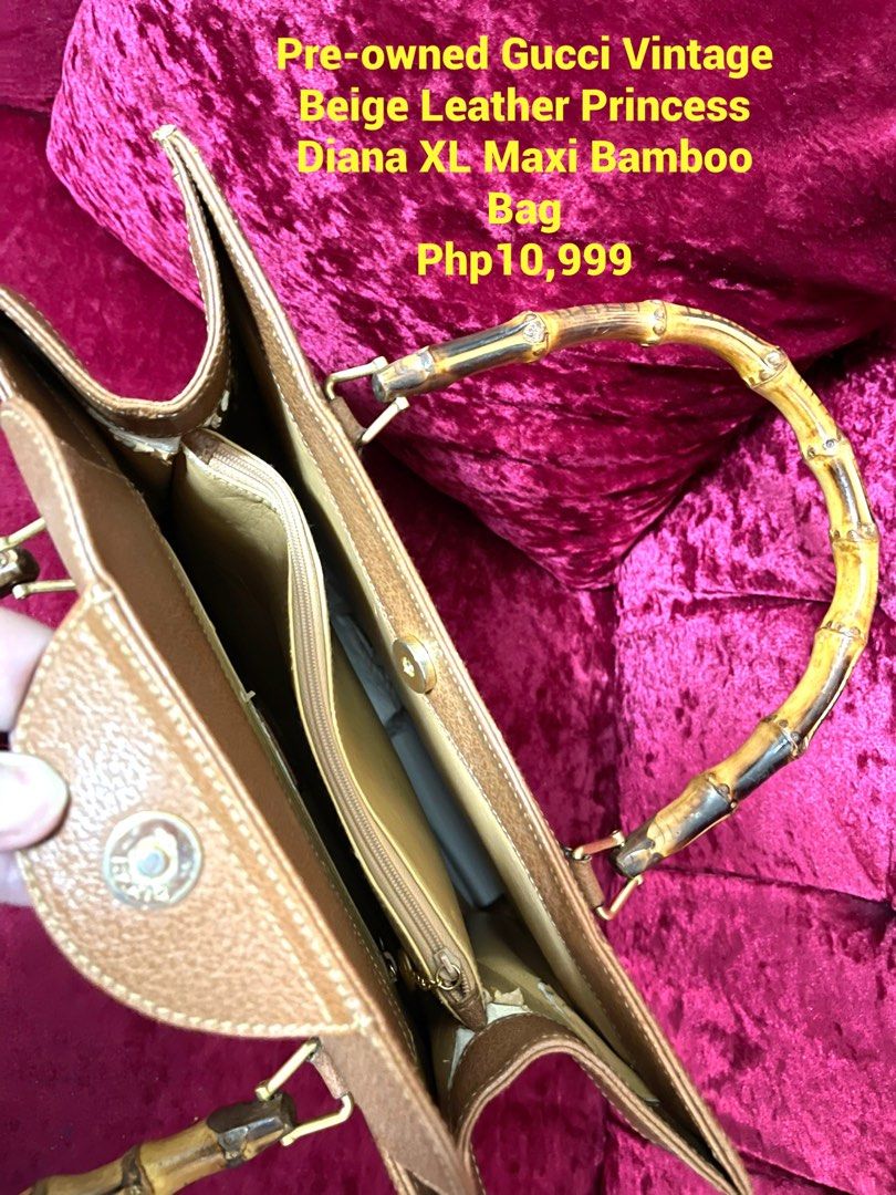 Gucci Vintage Princess Diana Maxi Tote Bag