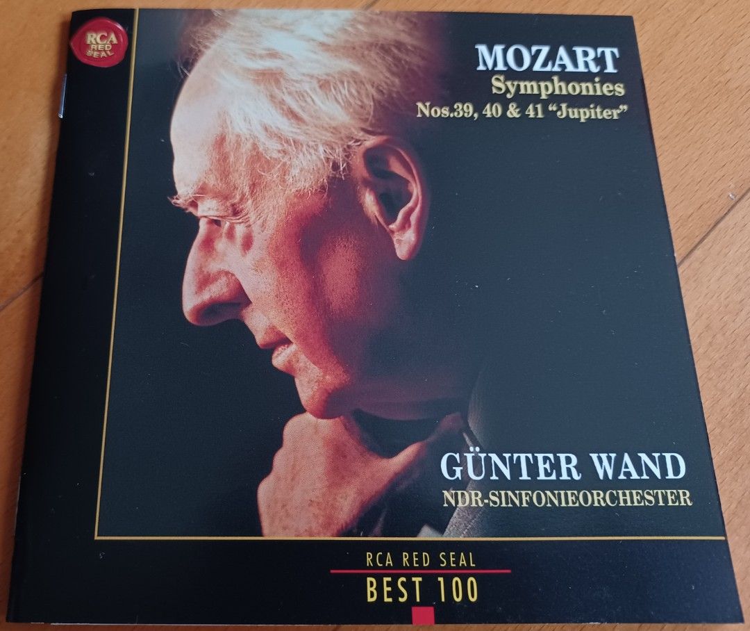 GUNTER WAND (conductor) MOZART Symphony No.39 in E-Flat,K543/No.40