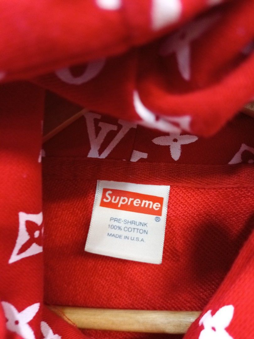 Supreme collab store louis vuitton hoodie