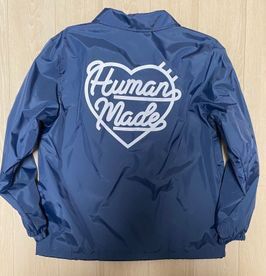 Human made coach jacket navy size L, 男裝, 外套及戶外衣服- Carousell