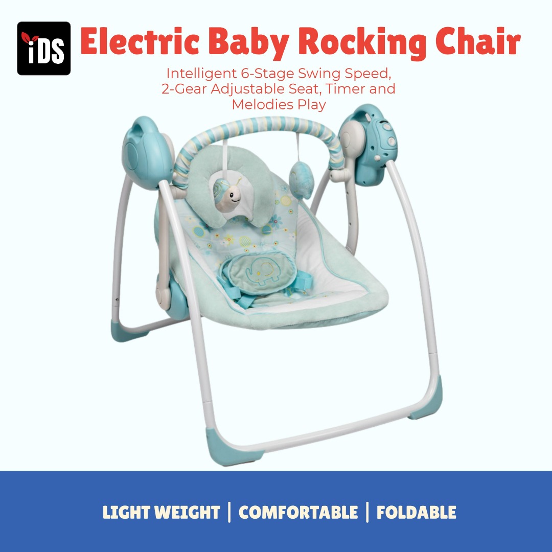 [iDS] Electric Baby Rocking Chair, 09 Months for Infants Rocker Bed