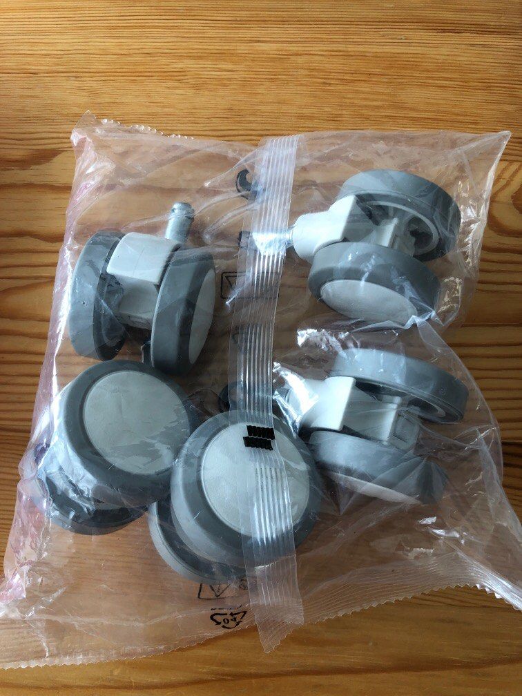 IKEA Desk Chair Wheels Brand New Unused, Furniture & Home Living