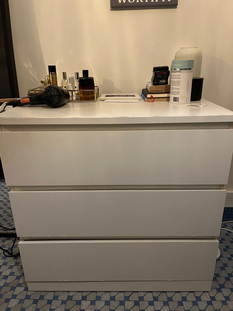 Ikea malm drawer, Furniture & Home Living, Furniture, Shelves,