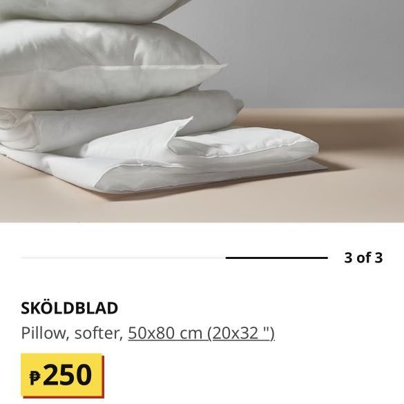 Ikea Pillow, Furniture & Home Living, Bedding & Towels on Carousell