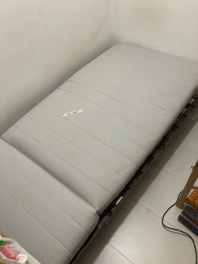 IKEA Single Sofa Bed Lycksele Chairbed, Mattress & Frame, Furniture