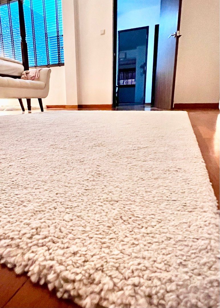 IKEA Stoense Light Beige Rug, Furniture & Home Living, Home Decor