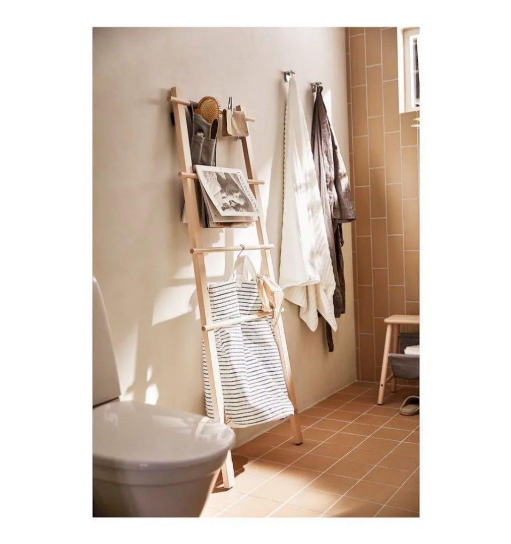 IKEA Vilto Towel Cloth Rack Ladder, Furniture & Home Living, Furniture, Shelves,
