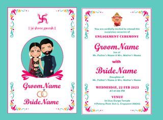 Indian Wedding Invitation Digital