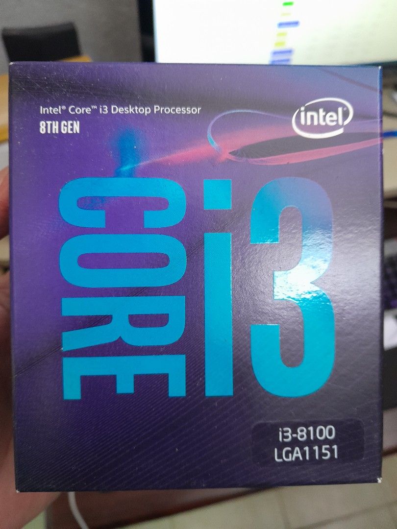 Intel Core I3 8100 Lga1151 Processor 8th Gen Computers And Tech Parts And Accessories Computer 8842