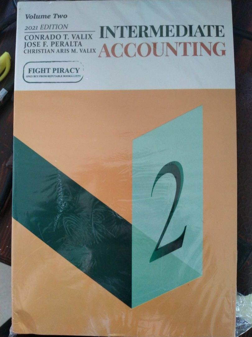 Intermediate Accounting 2 by Valix (2021 edition), Hobbies & Toys