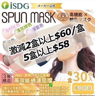 日本🇯🇵ISDG SPUN MASK 激罕立體口罩😷