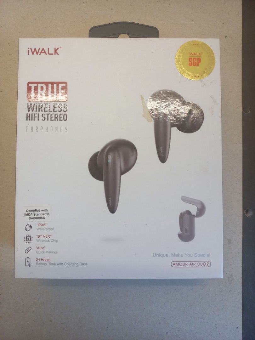 iWalk Amour Air Duo 2 True Wireless Earbuds Audio Earphones on