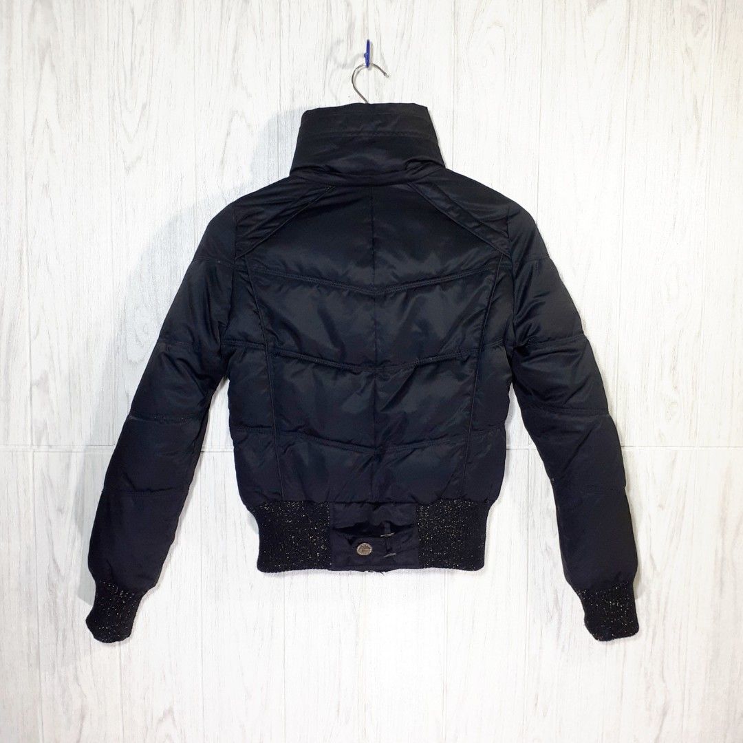 Jaket Cewek Wanita GGPX NEW YORK Puffer Down Musim Dingin Bekas Second Original, Fesyen Wanita