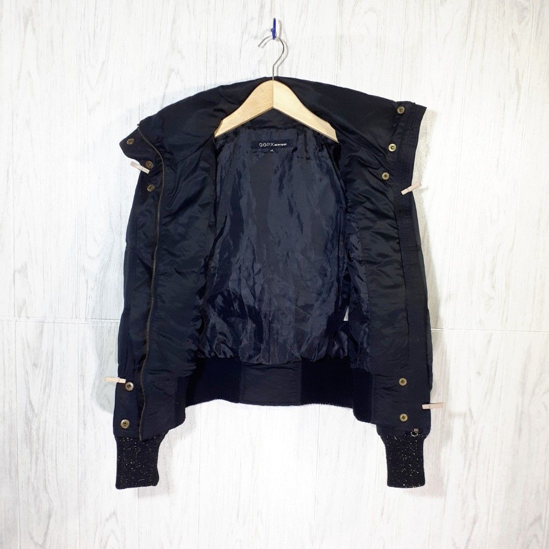 Jaket Cewek Wanita GGPX NEW YORK Puffer Down Musim Dingin Bekas Second Original, Fesyen Wanita