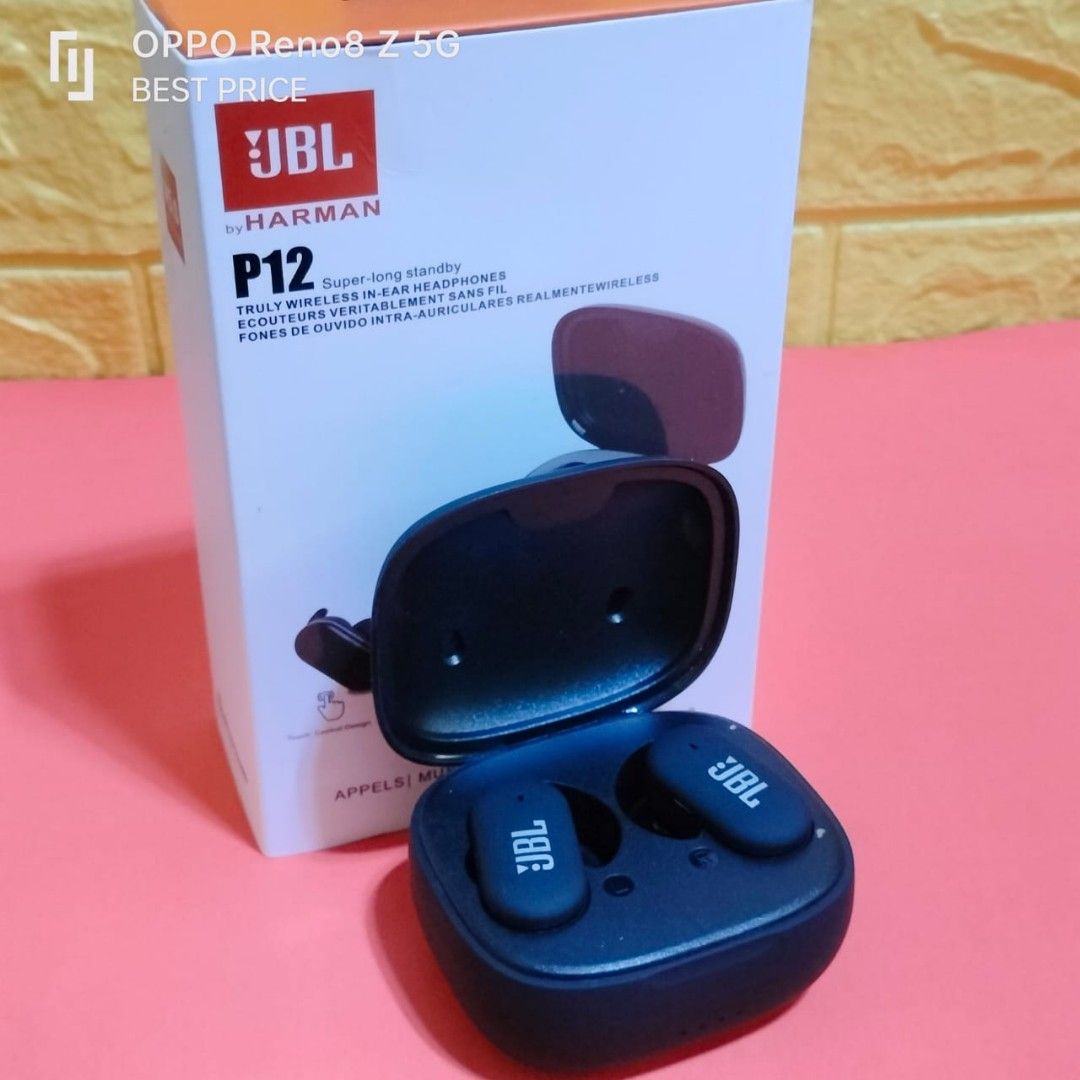 JBL P12 Bluetooth Earbuds Audio Earphones on Carousell