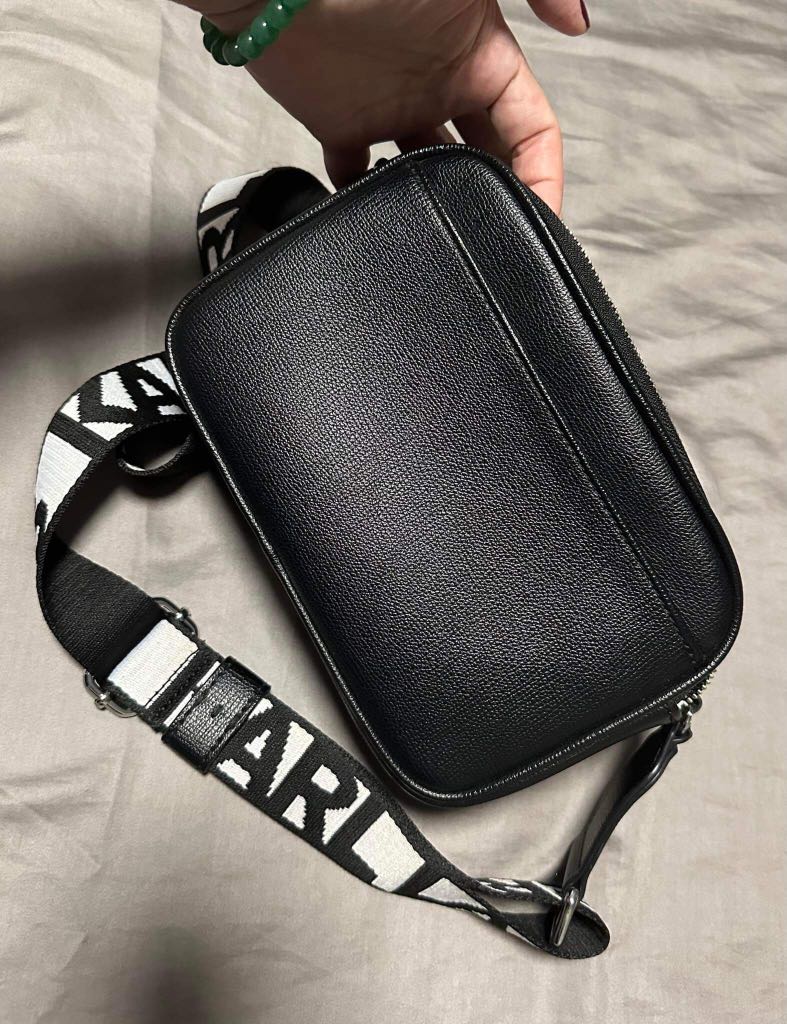 Karl Lagerfeld Box Clutch Bag, Luxury, Bags & Wallets on Carousell