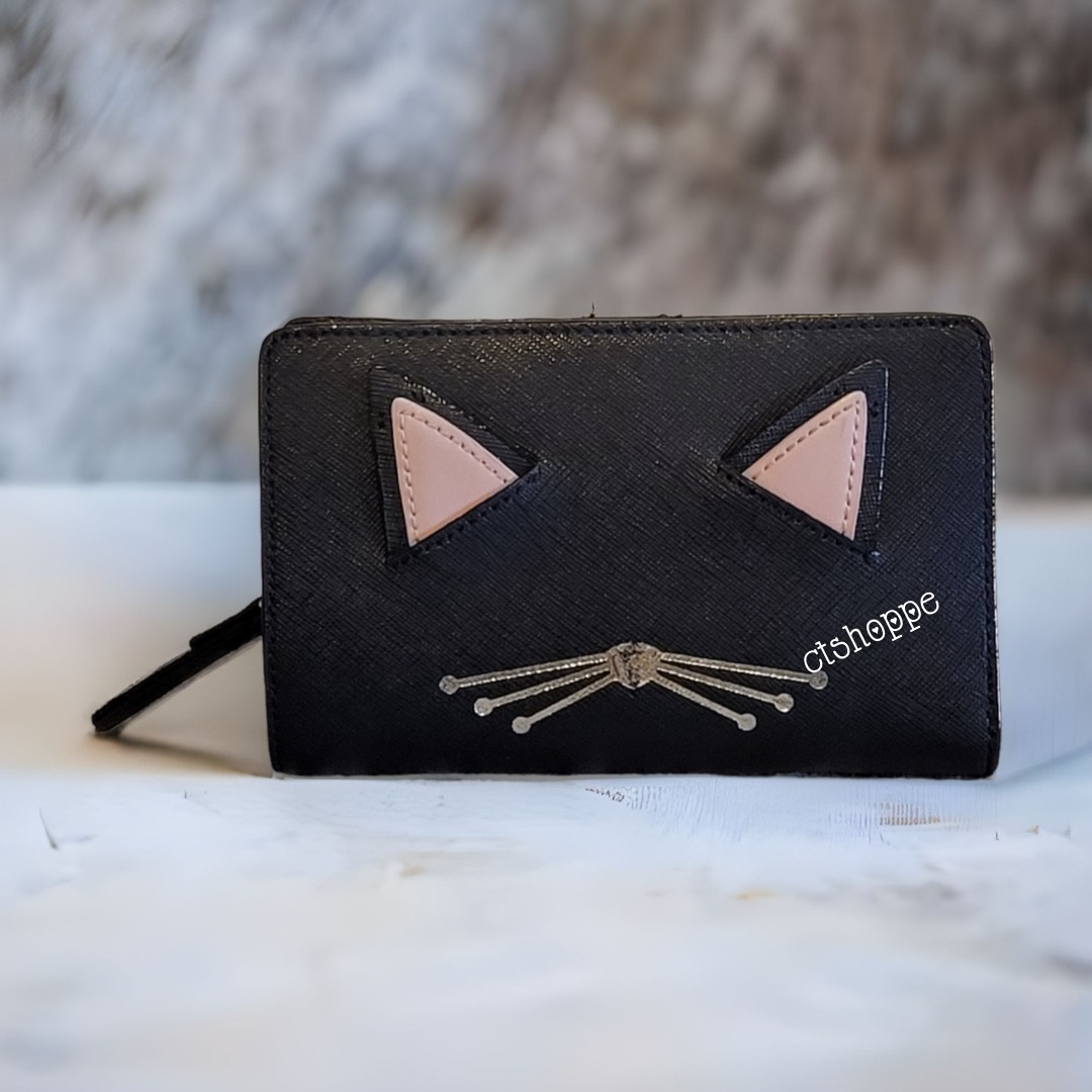 Kate Spade ♠️ Cat Dara Leather Wallet 🌟 BRAND NEW 🌟, Women's Fashion,  Bags & Wallets, Wallets & Card holders on Carousell