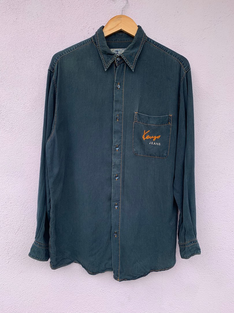 Kenzo jeans deals shirt