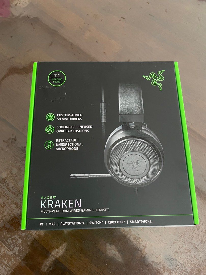 Kraken gaming headset, Audio, Headphones & Headsets on Carousell