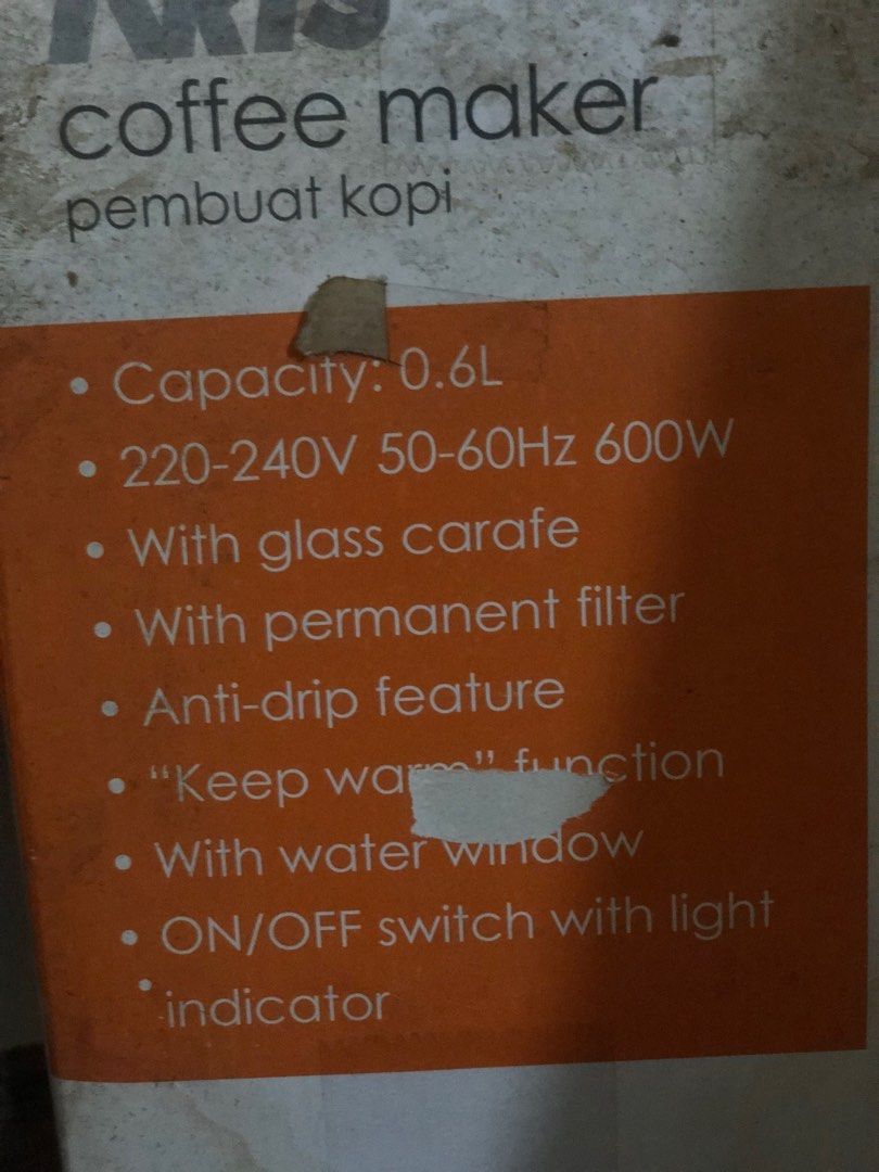 Kris Coffee Maker, Kitchen & Appliances di Carousell