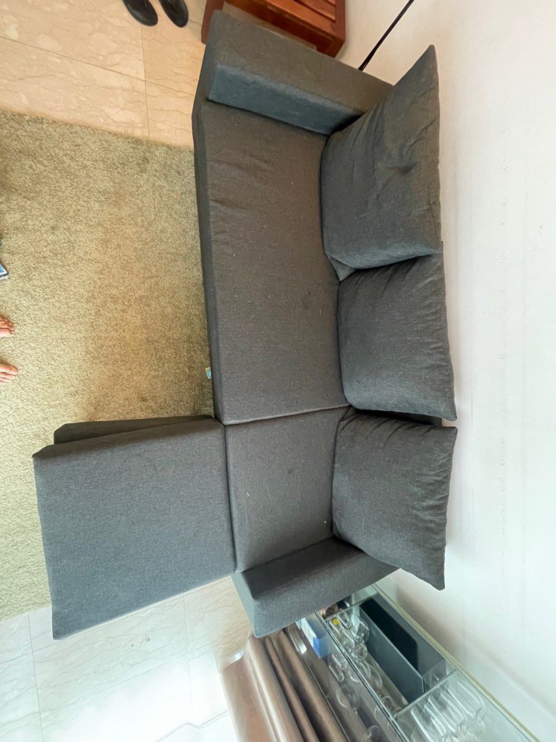 L shape 3 seater sofa from Forty two, Furniture & Home Living