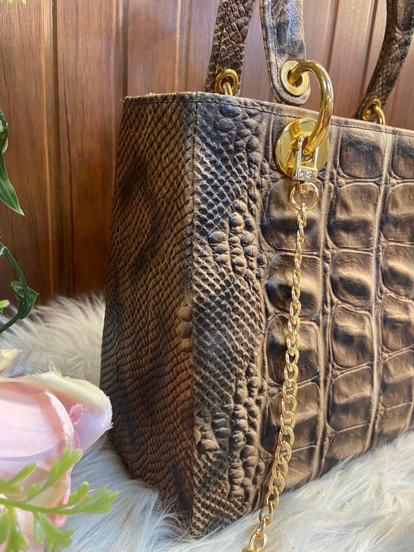 Lady Dior croc skin, Luxury, Bags & Wallets on Carousell