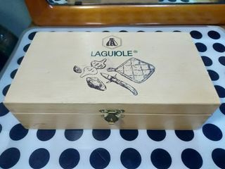 LAGUIOLE  Empty Wooden Box From France