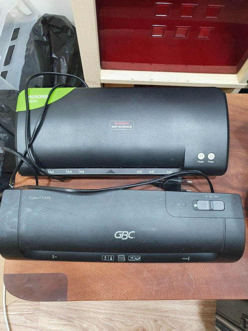 Lamination Machine (Category: Craft Supplies & Tools) located in Singapore. Submitted by jaurim (Listing ID 1210586115, Image 1). Description: Two in the picture. 1 unit for $30.