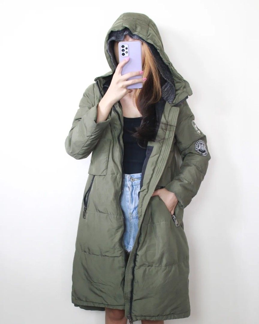Coat with patch on hotsell left arm