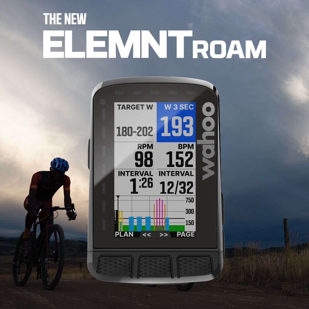Wahoo New Elemnt Roam Gps Bike Computer New innovative features including dual band GPS enhanced