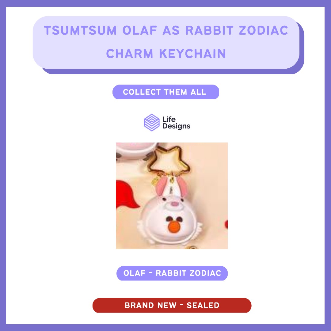 [LD] CPCM Tsumtsum Olaf as White Rabbit Star Keychain Zodiac Cow Play ...
