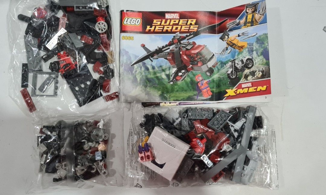 Lego Marvel Wolverine Chopper Showdown Complete, Hobbies & Toys, Toys &  Games On Carousell
