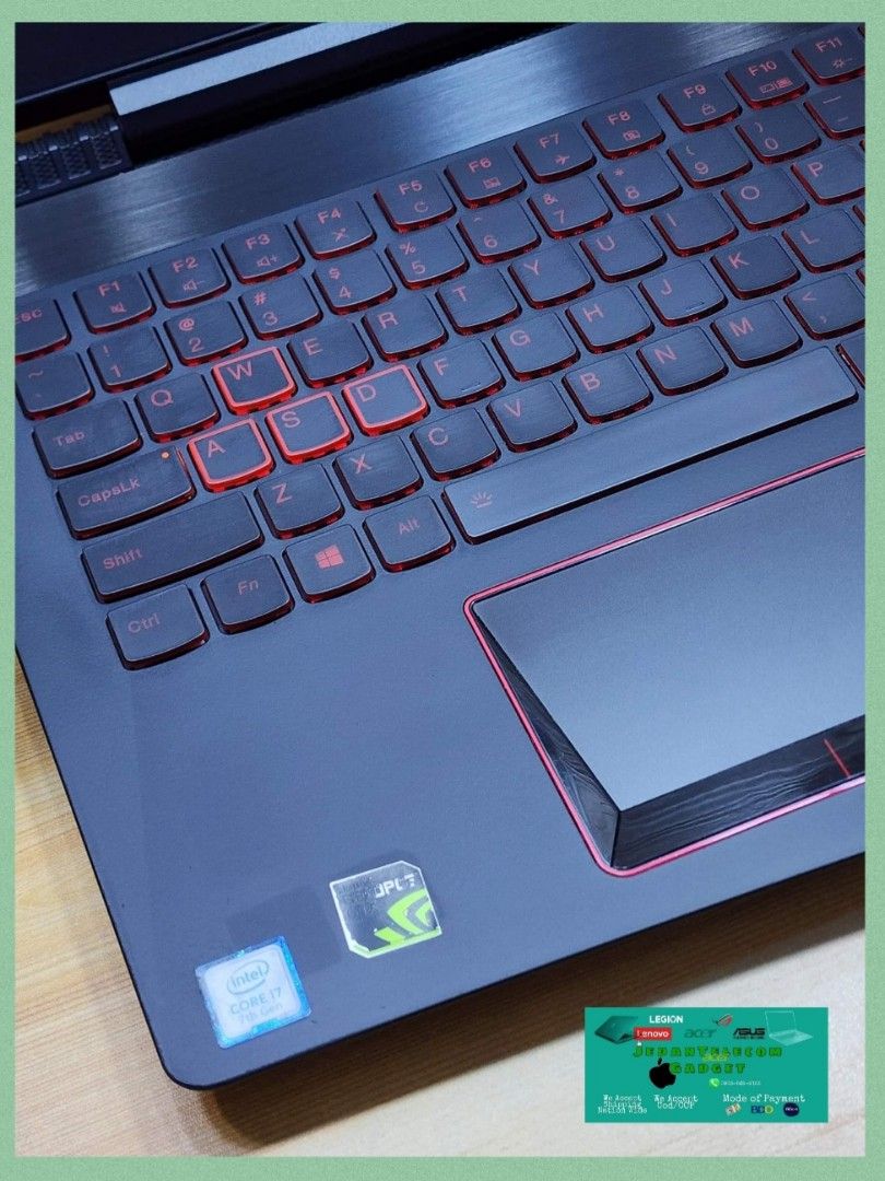 Lenovo Legion R720-15IKBN 80WW Core i7-7Th Gen 12Gb Ram 256Gb SSD ...