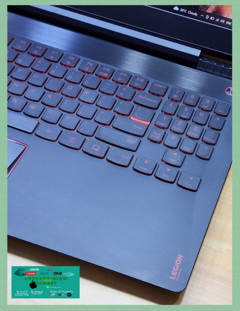 Lenovo Legion R720-15IKBN 80WW Core i7-7Th Gen 12Gb Ram 256Gb SSD ...