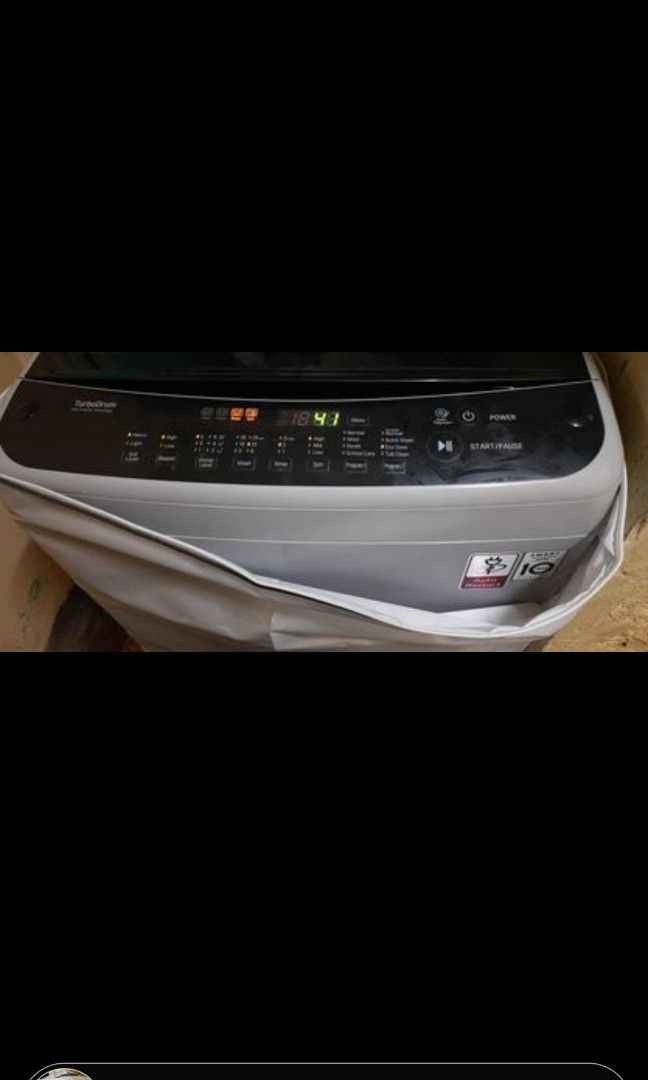 LG Automatic Washing Inverter 8kg Turbo drum, TV & Home Appliances