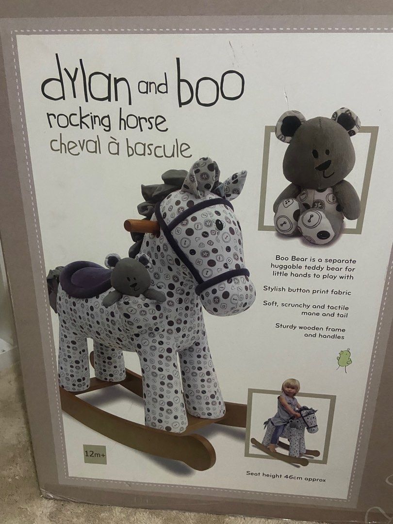 Dylan and boo rocking hot sale horse