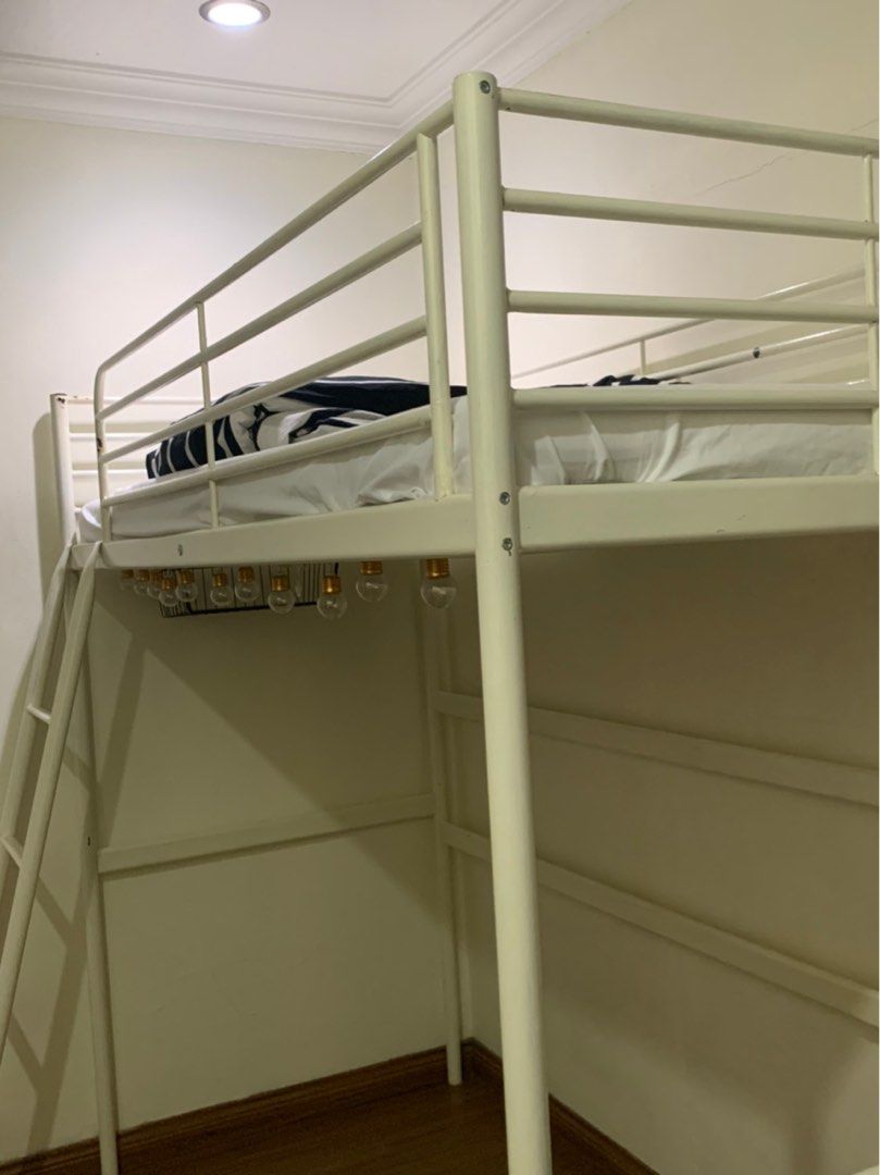 Loft bed including mattress / Katil tilam, Furniture & Home Living