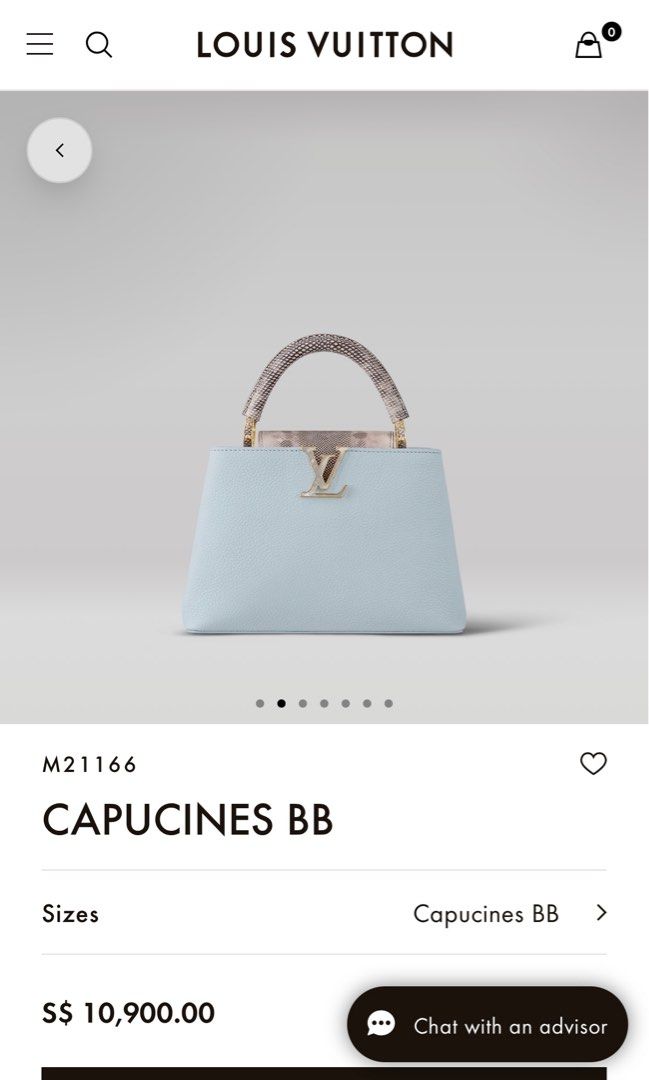 Louis Vuitton Capucines BB M94755