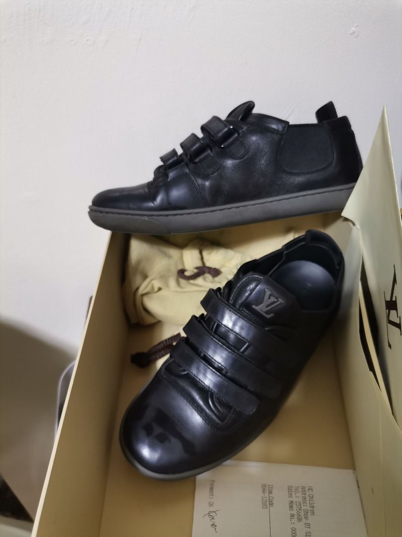 Louis Vuitton kids Black leather tennis shoes, Babies & Kids, Babies & Kids  Fashion on Carousell