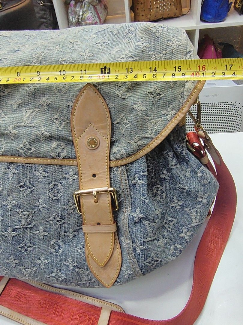 Louis Vuitton Monogram Sunrise Large Denim Crossbody Bag, Luxury, Bags &  Wallets on Carousell