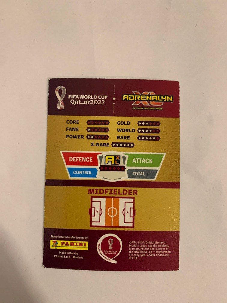 Luca Modric legend world FIFA adrenalyn 2022 Qatar World Cup card ...