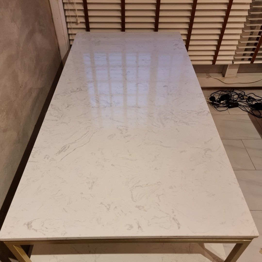 Marble Work Desk, Furniture &amp; Home Living, Furniture, Tables &amp; Sets on ...