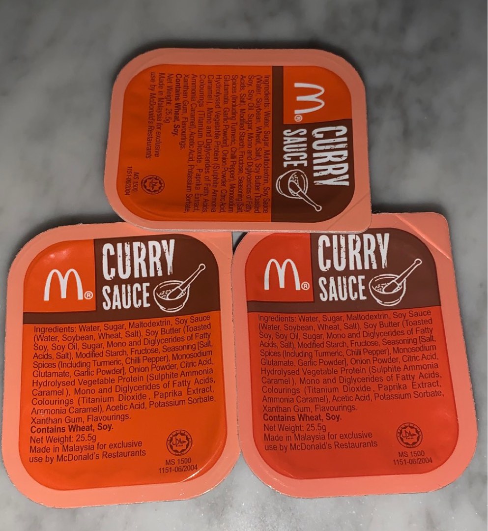 McDonald's Curry Sauce, Food & Drinks, Other Food & Drinks on Carousell