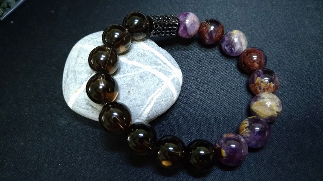 Mens best sale amethyst bracelet