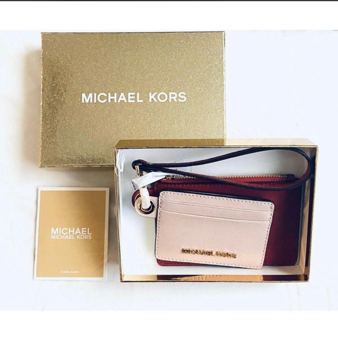 Michael Kors Red Long Wallet, Women's Fashion, Bags & Wallets, Wallets &  Card holders on Carousell