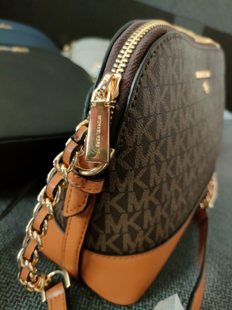MK Dome Crossbody Bag, Women's Fashion, Bags & Wallets, Crossbody Bags