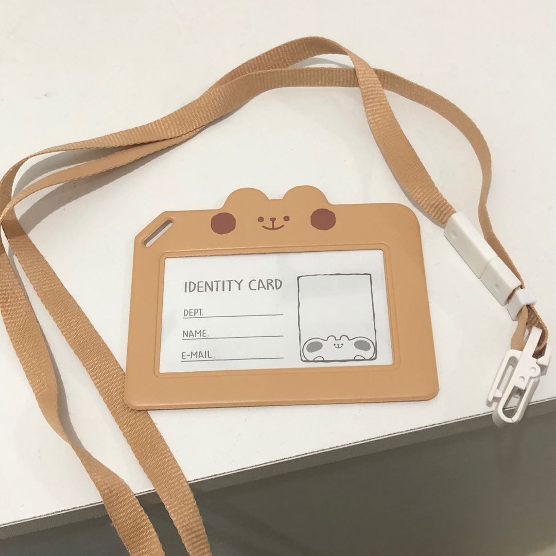 Mocchiri Daiso Name Tag Card Holder, Serba Serbi, Others di Carousell