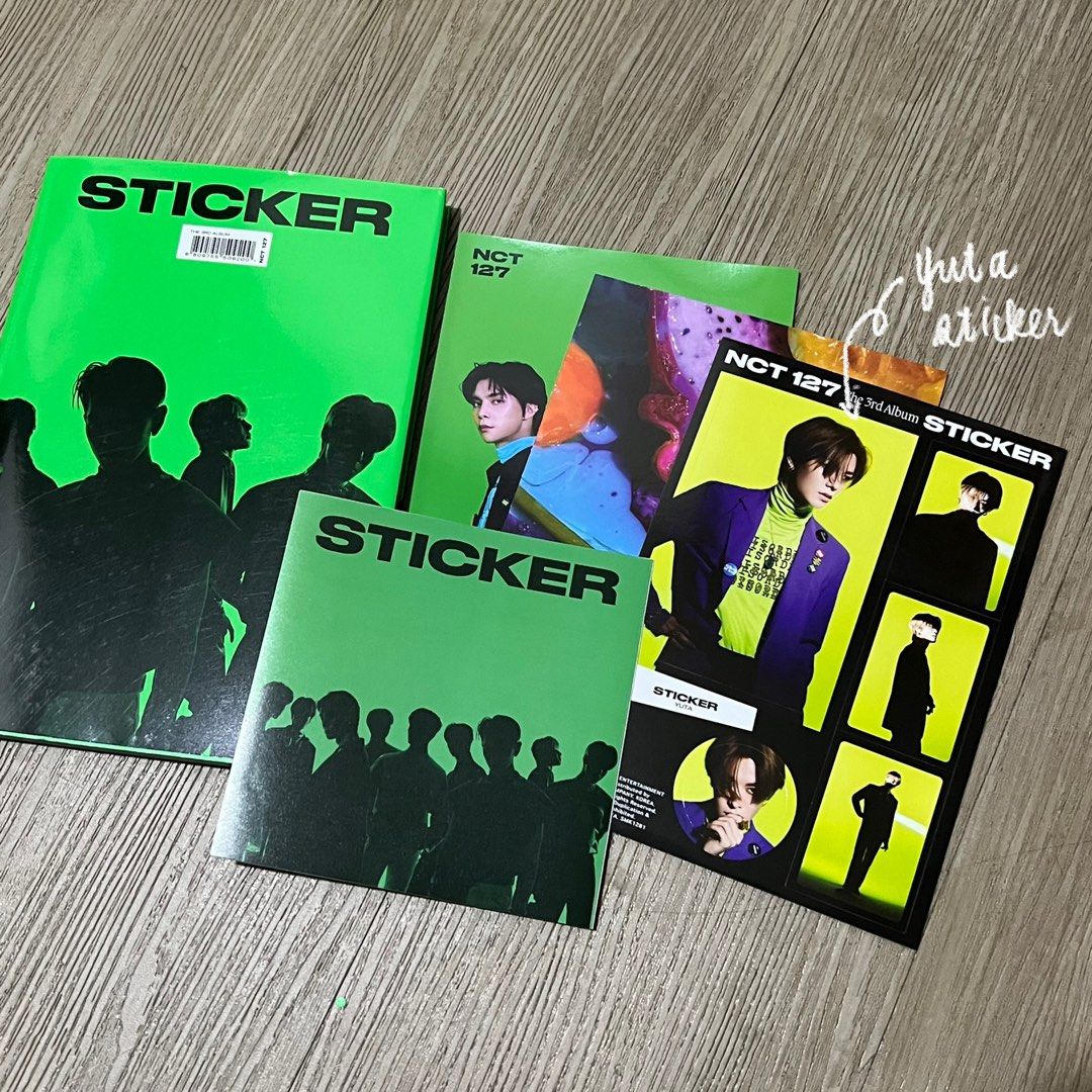 Nct Sticker Album Unsealed With Yuta Sticker Hobbies Toys Memorabilia Collectibles K Wave