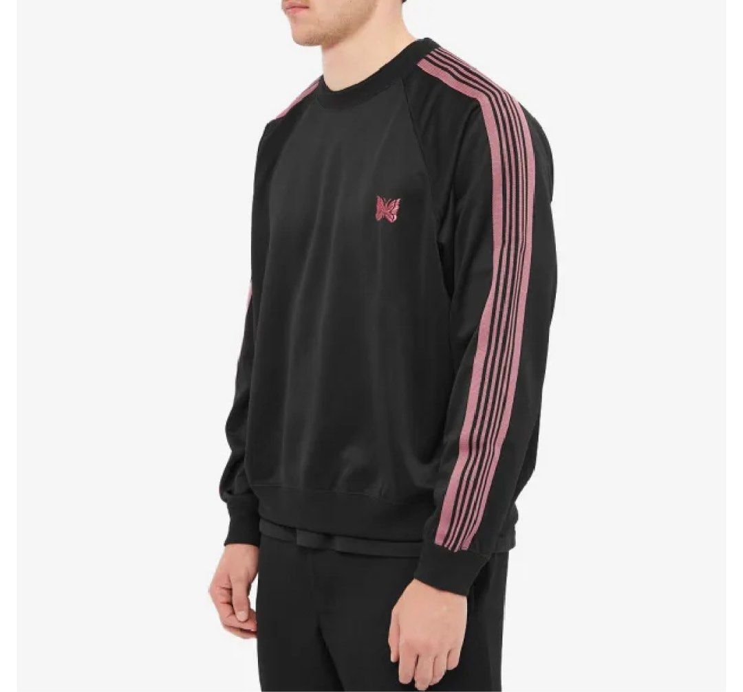 Needles Track Crew Neck Shirt 黑粉xxl